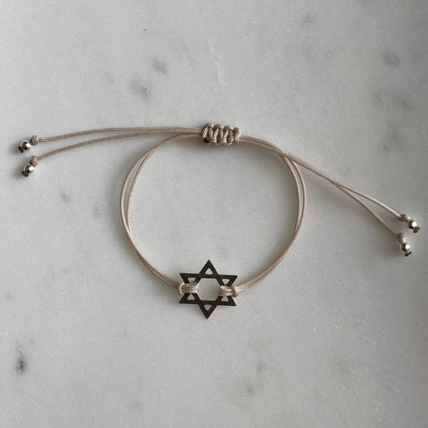 Star Of David bracelet L
